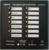Operating Panel for Navigation and Signal Light Control and Monitoring System 